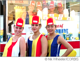 hot dog on a stick
